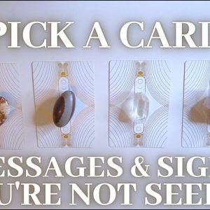 What Messages/Signs are you NOT SEEING?👀💫🧙‍♂️ Pick-a-Card Tarot Reading