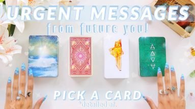 ⚠️(Don't Miss These)👉URGENT Messages From Your FUTURE SELF🔥🍀🏡✨Tarot Reading✨🔮🧚‍♂️Pick A Card✨