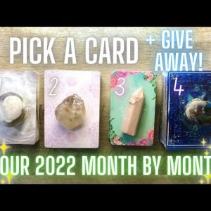 YOUR 2022 MONTH BY MONTH 🗓🌸 Pick a Card + Personal Reading Giveaway!🎉