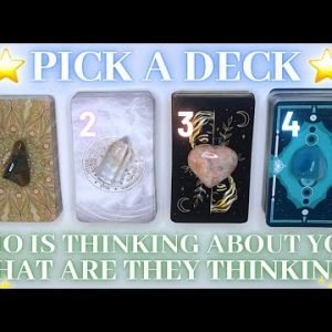 Who Is Thinking About You? 💭 What Are They Thinking? 🤍 Pick a Card Tarot Reading