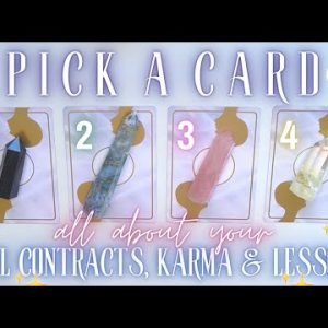 Your SOUL CONTRACTS, KARMA & LESSONS ⚖️🔮🌀 Pick a Card ✨ Collab with @AdorasLight by Amourinette 💕