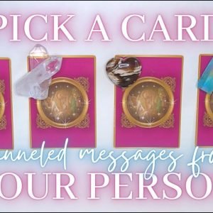 Channeled Messages From Your Person 🌹❤️ Detailed Pick a Card Tarot Love Reading ✨