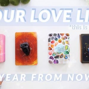 Your Love Life EXACTLY 1 Year From Now🔒(Taken OR Single?)💜In-Depth LOVE Tarot Reading✨PICK A CARD🔮