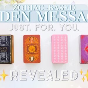⚡️📬Hidden Messages Meant Just. For. You.⚡️**ULTRA PERSONAL + Accurate**🔮Zodiac-Based Tarot Reading✨