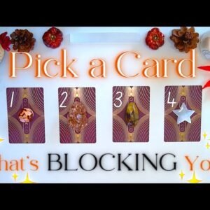 Why Are You STUCK / STAGNANT? ⛔️ + How to Remove Your Blocks! 🖤 Pick a Card Tarot Reading ✨