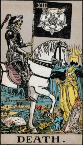 Photo of Death tarot card - Rider Waite deck