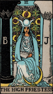 Photo of High Priestess tarot card - Rider Waite tarot