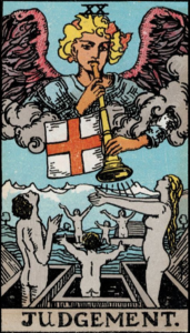 Photo of Judgement tarot card - Rider Waite deck