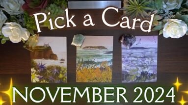 🍃🔮 NOVEMBER 2024 🔮🍃 Messages & Predictions ✨ Detailed Pick a Card Tarot Reading