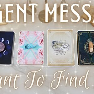 URGENT Message Meant To Find YOU Right Now • PICK A CARD • You Manifested This Message...