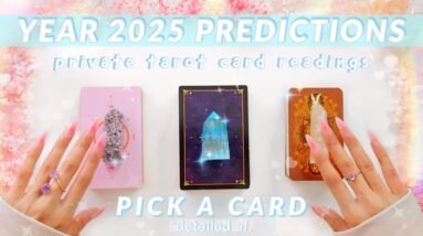 🔥Your Entire Year 2025 MEGA Predictions🔮Private Readings🏡💸💻🏥♥️pick a card✨ tarot reading✨🔥