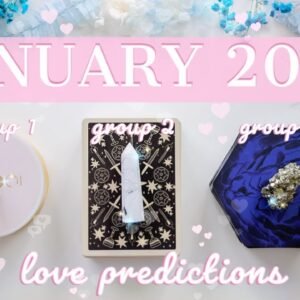 😏Your Detailed🔎🔮January 2025 LOVE Predictions💕💏🔥✨Psychic Tarot Card Reading✨🔮🧚‍♂️Pick-A-Card✨