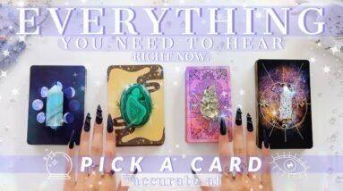 ⏰EVERYTHING you NEED to Hear Right Now🍀💸🏡🧿**private reading grade**🔮✨pick a card ♣︎ tarot reading✨🔥