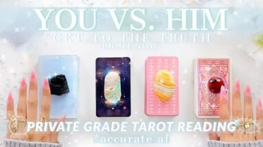 😳You VS. Him - What He *truly* Thinks of YOU 🧿**private reading grade**🔮✨pick a card tarot reading🔥